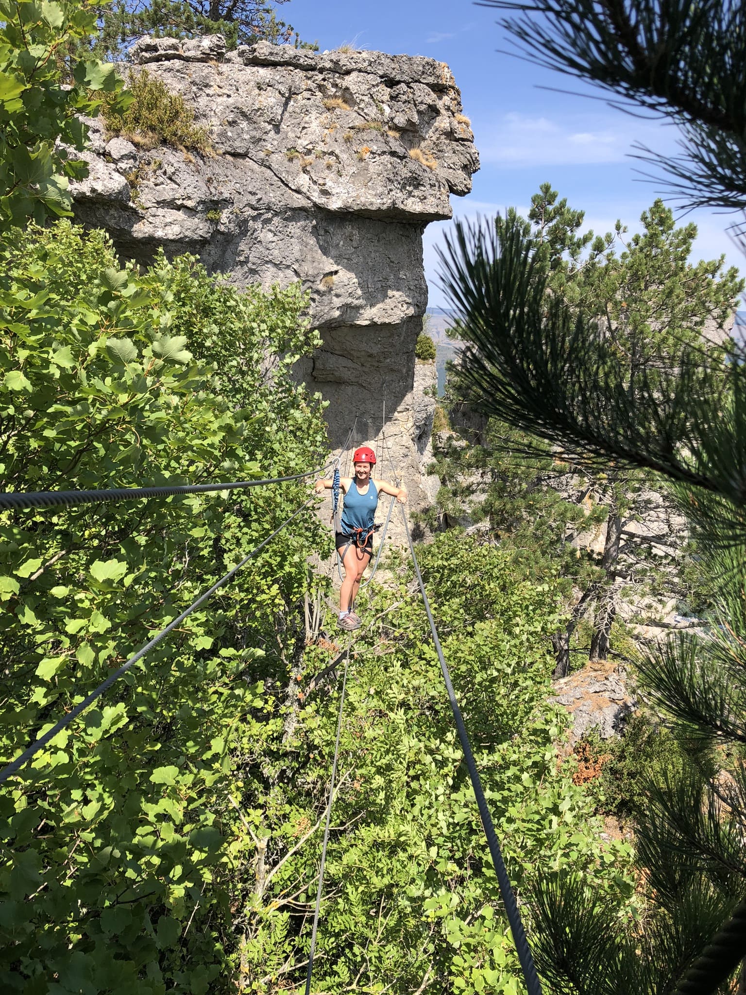 Team-building cohésion : Via ferrata accessible