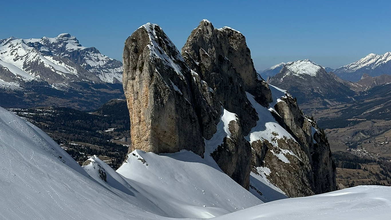 Paysage séminaire à la montagne