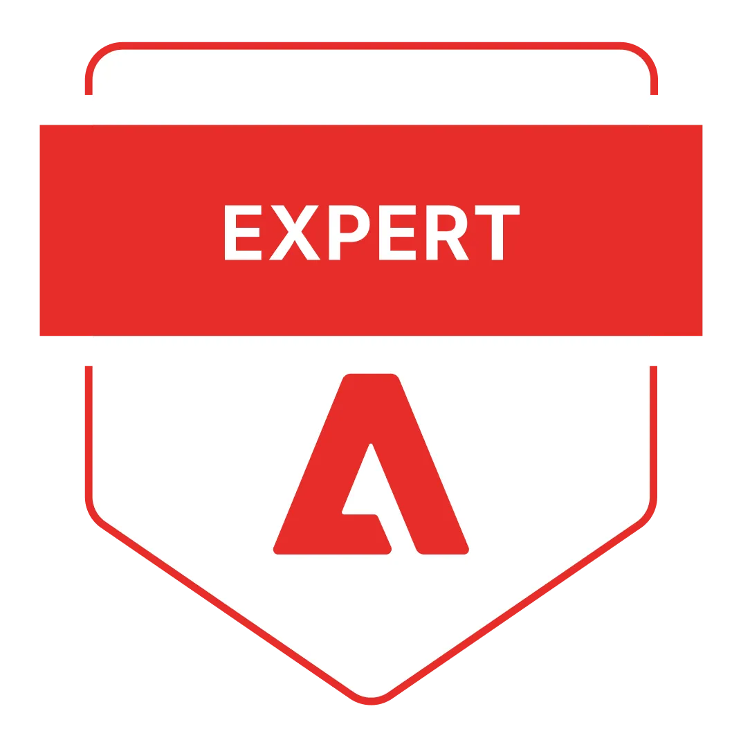 Adobe Certified Expert badge
