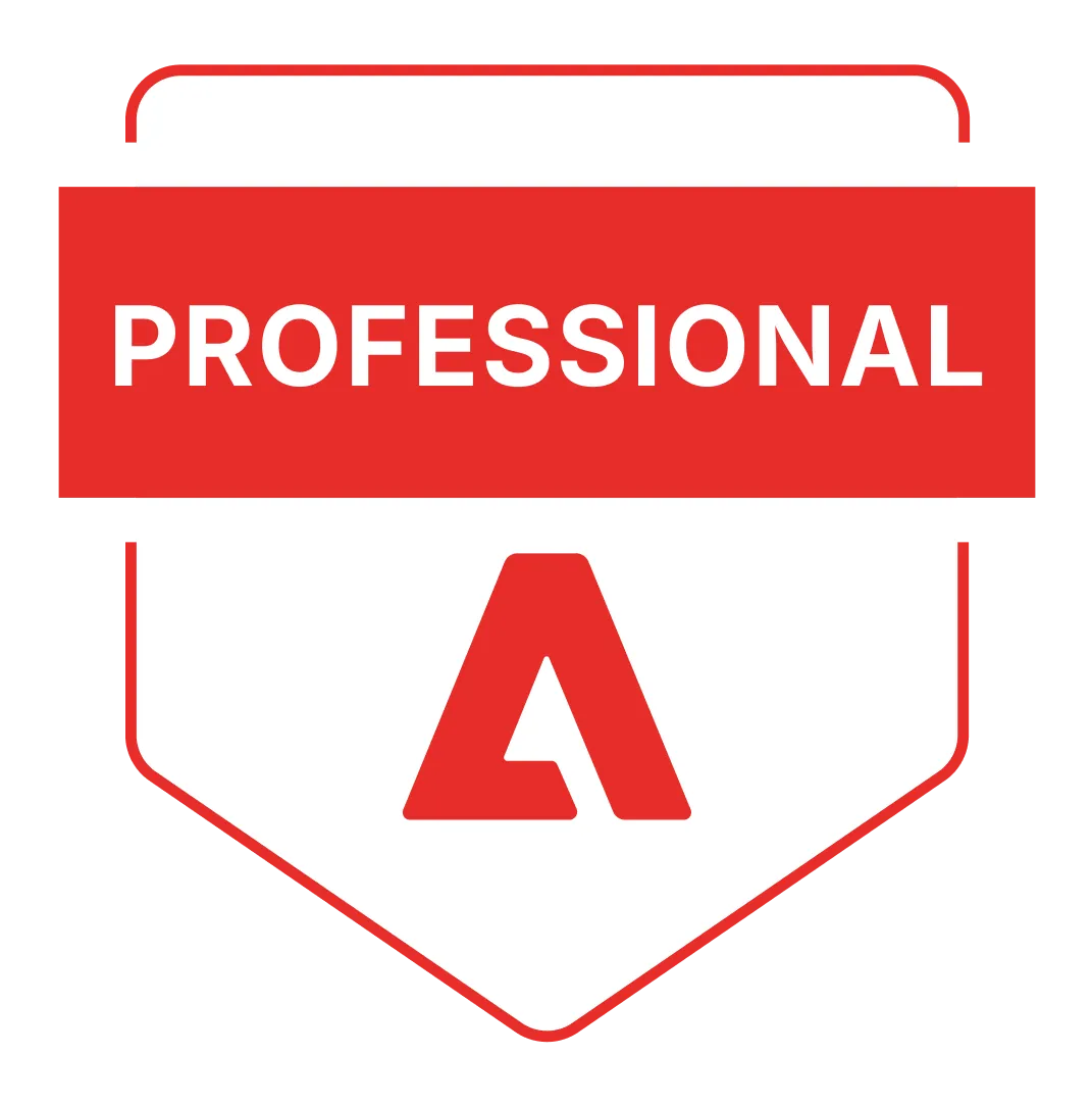 Adobe Certified Professional badge