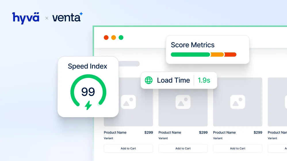 High page speed with Venta.