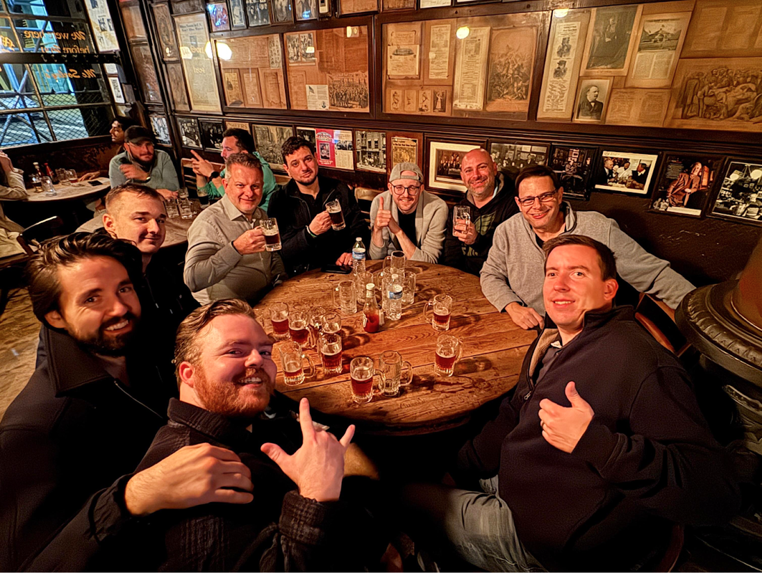 Magebit team at the MM25NYC pre-party hosted by Rocket Shippers.