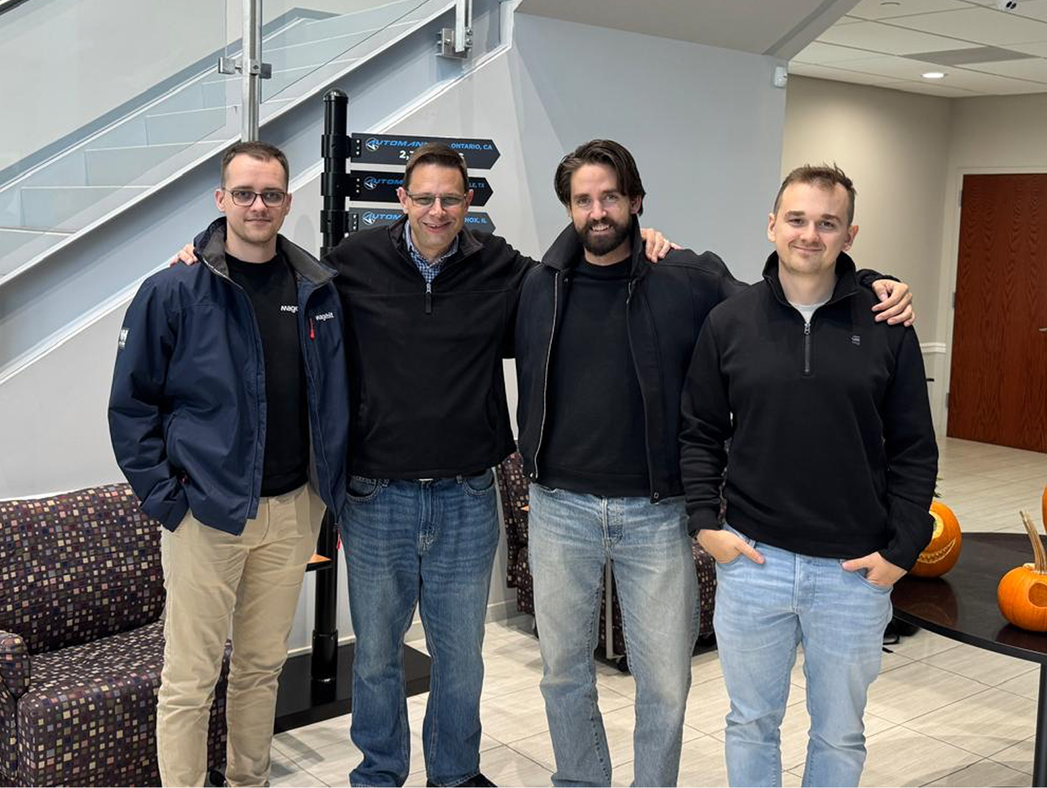 Magebit visiting Automann.