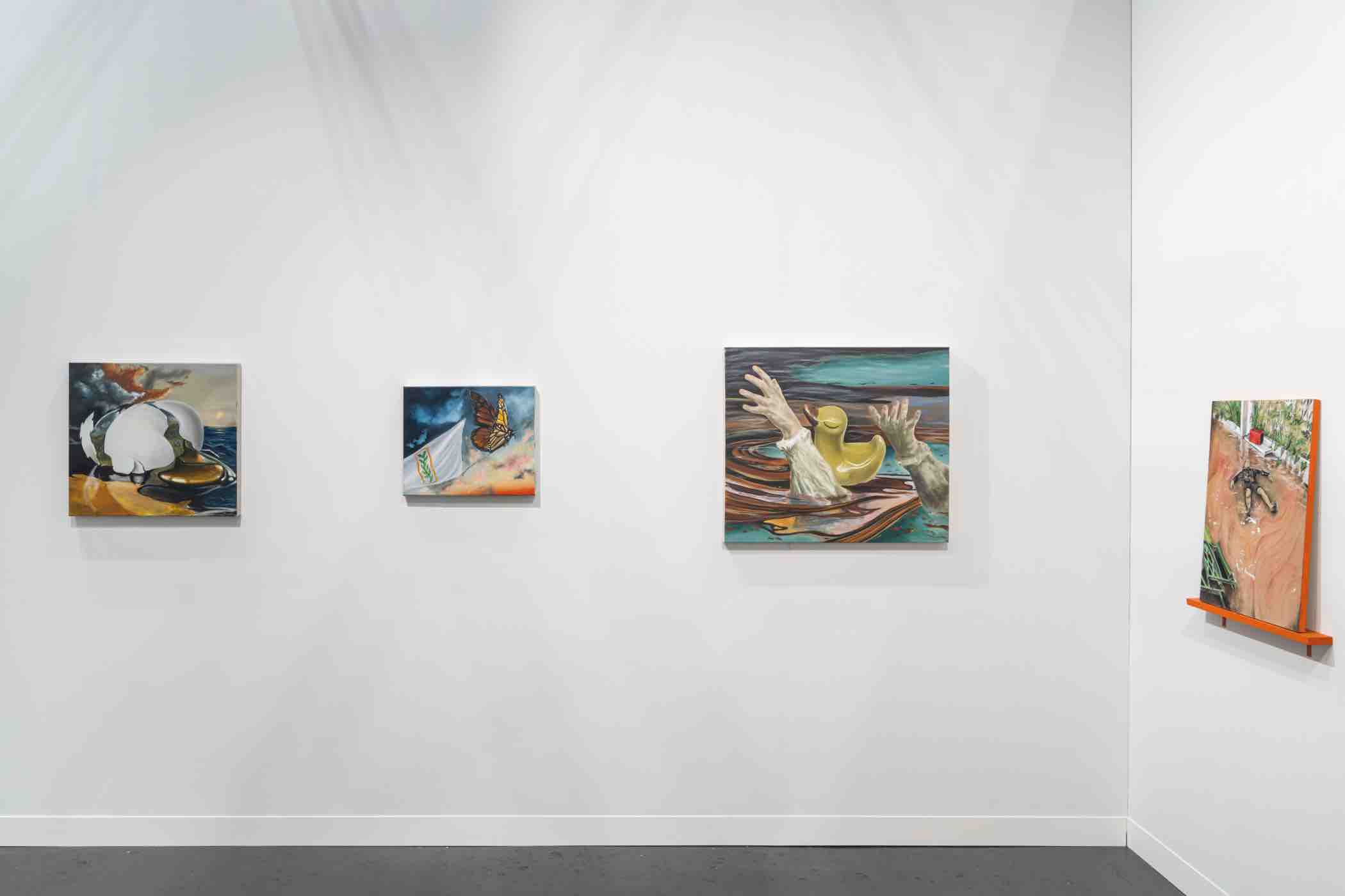 Installation view, Chozick Family Art Gallery, booth P45, The Javits Center, New York, NY. Photo: Cary Whittier