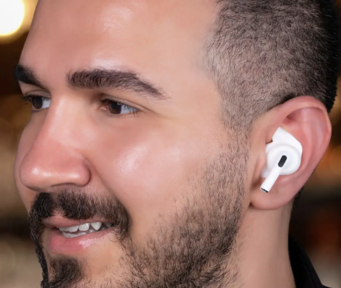 promusic earplugs in white for apple AirPods