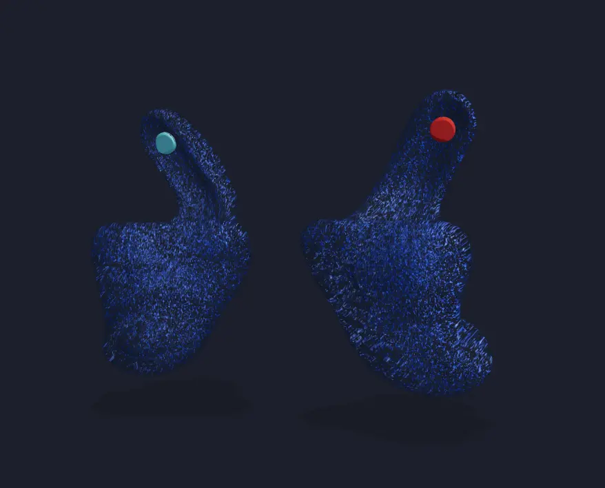 blue sleeping earplugs