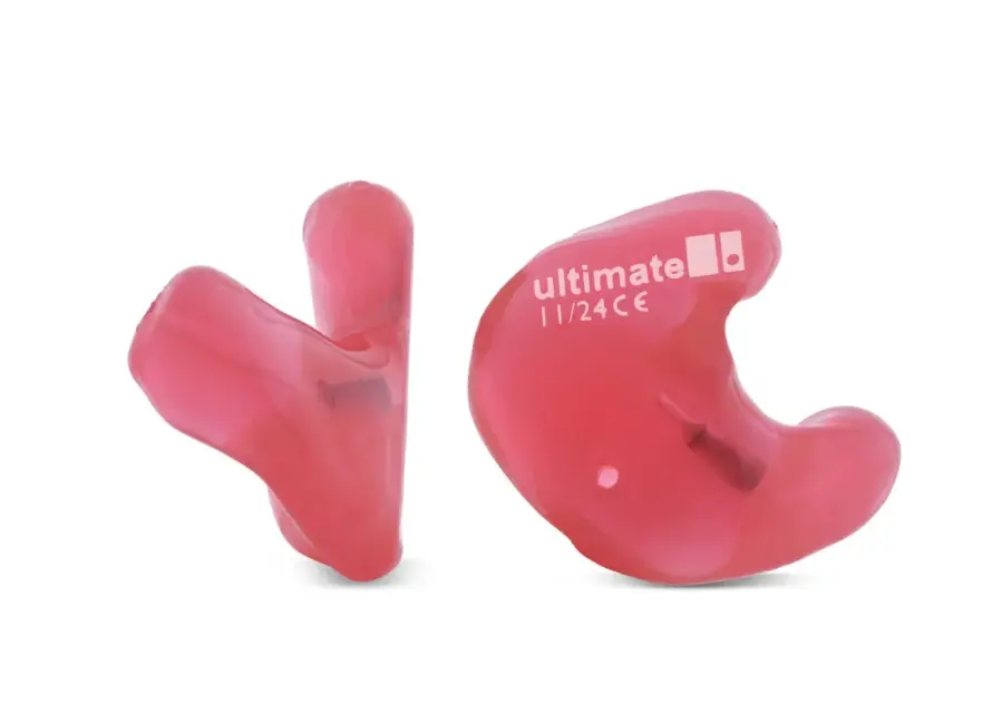 Red filtered earplugs