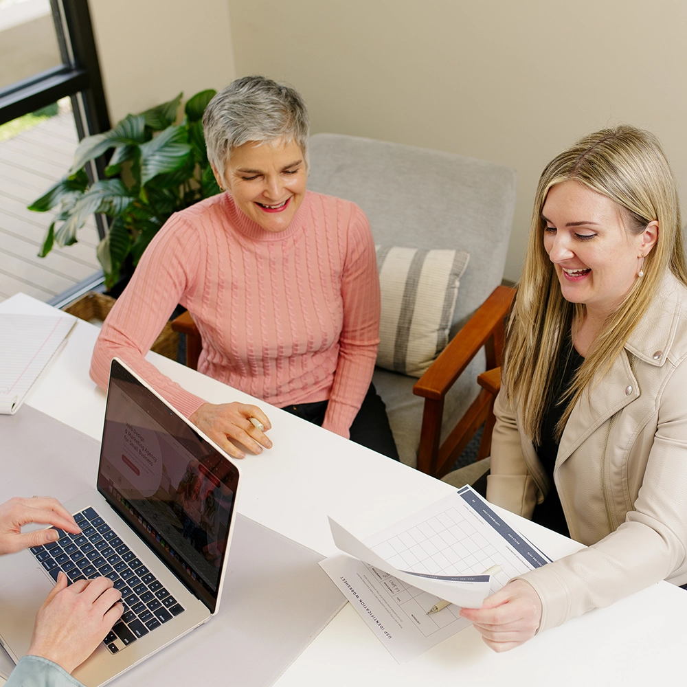 Baylii Brand Strategists collaborating on marketing work | Baylii Branding | Mount Vernon, WA