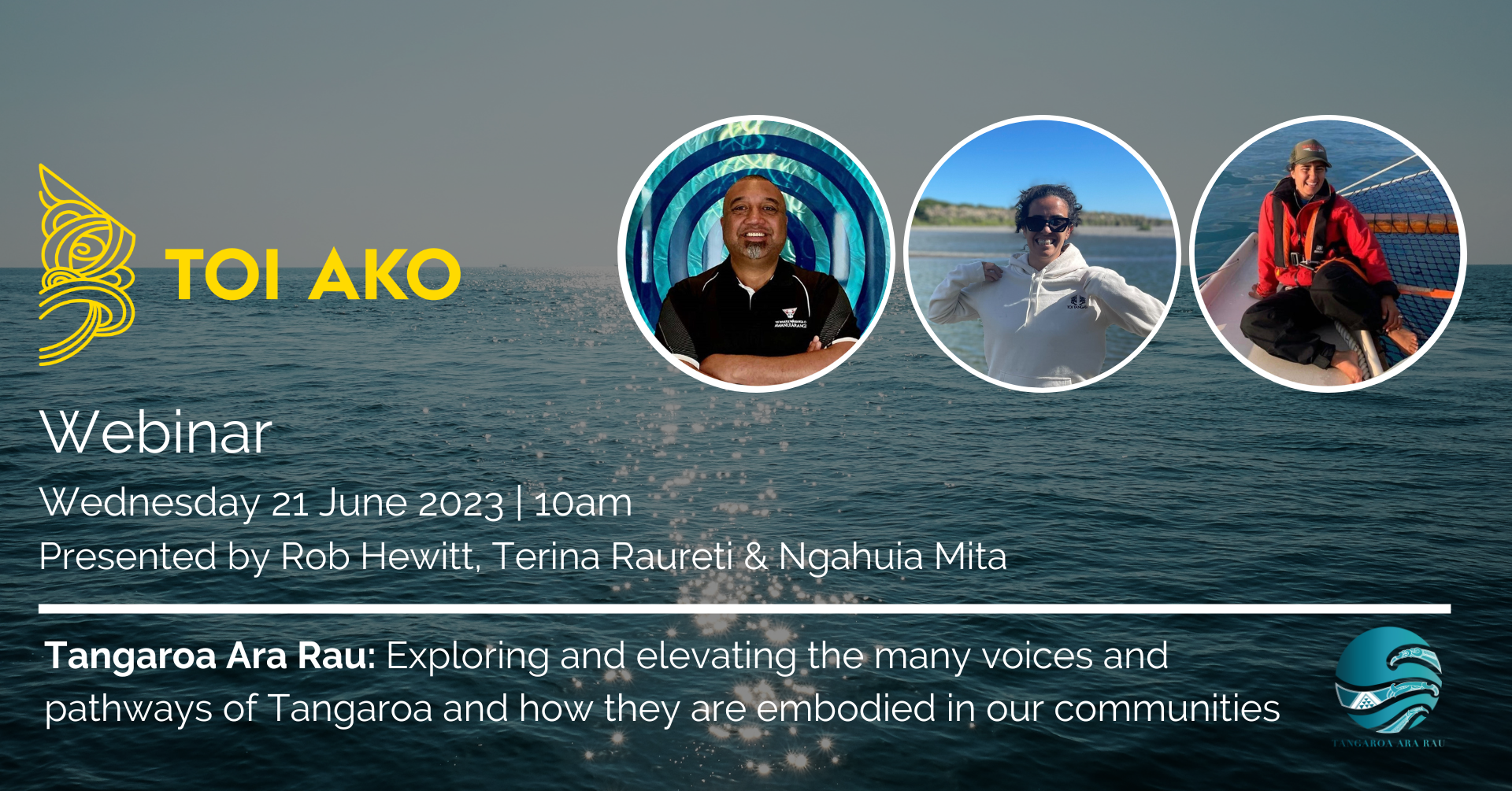 Toi Ako Webinar: Tangaroa Ara Rau