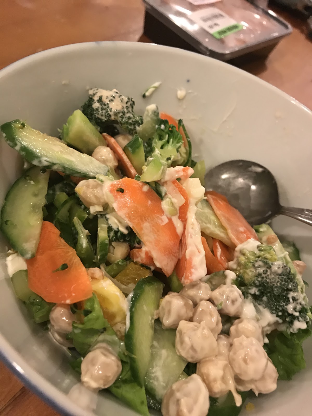 Chickpea, Orange and Broccoli Salad