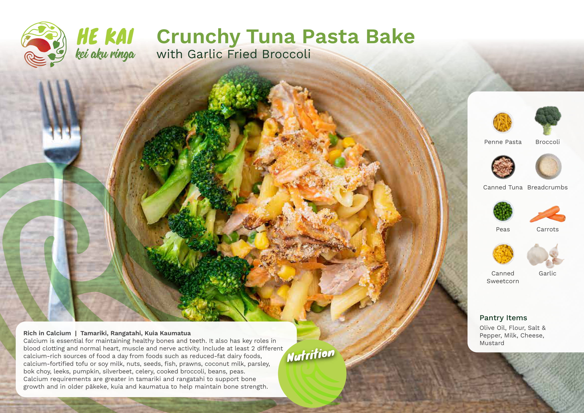 Crunchy Tuna Pasta Bake