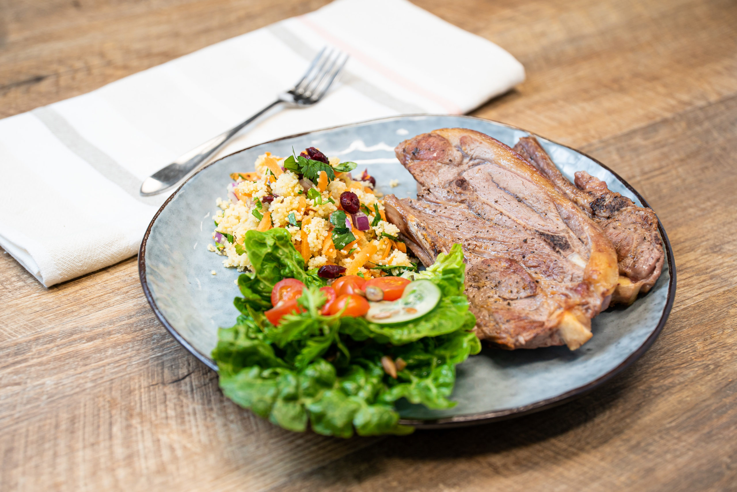 Lamb Chops with Couscous