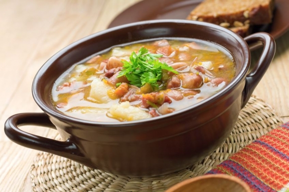 Ma’s Bacon Hock Soup