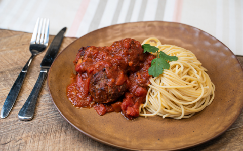 Meatballs and Pasta