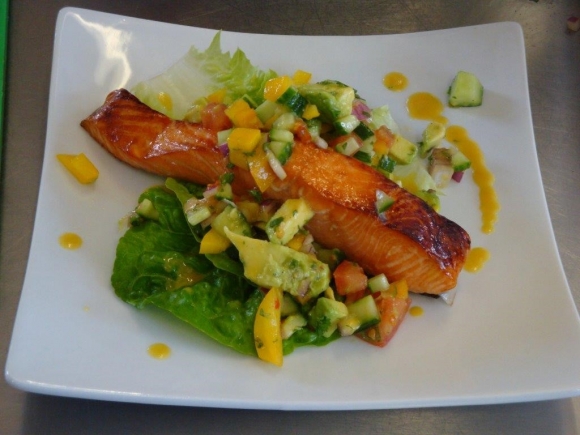 Salmon and Avocado Salsa