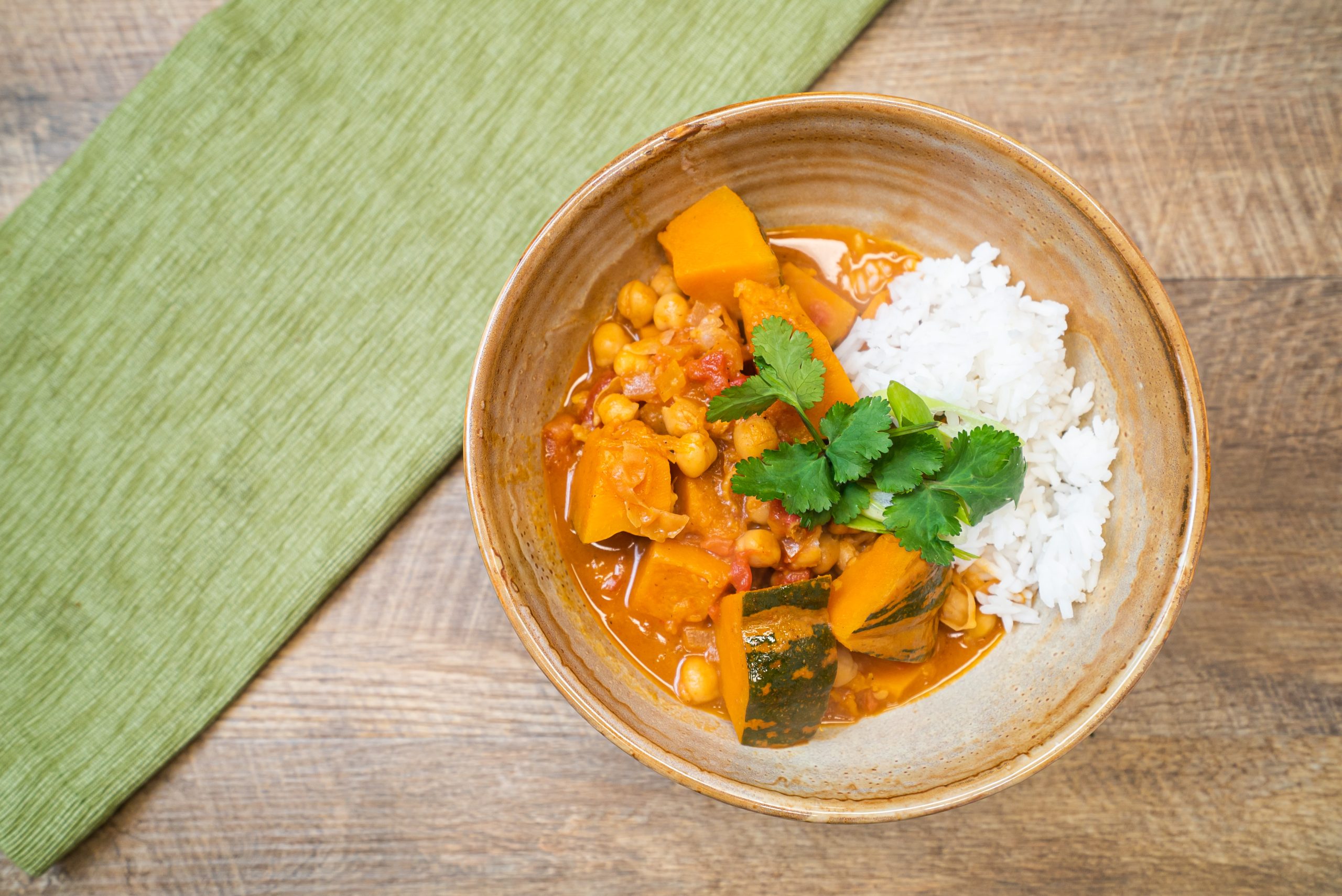 Pumpkin and Chickpea Curry