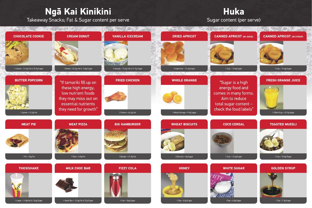 Fat and Sugar Chart