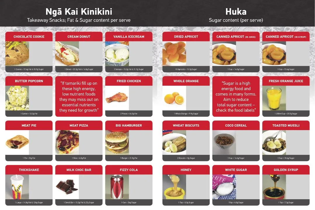 Fat and Sugar Chart