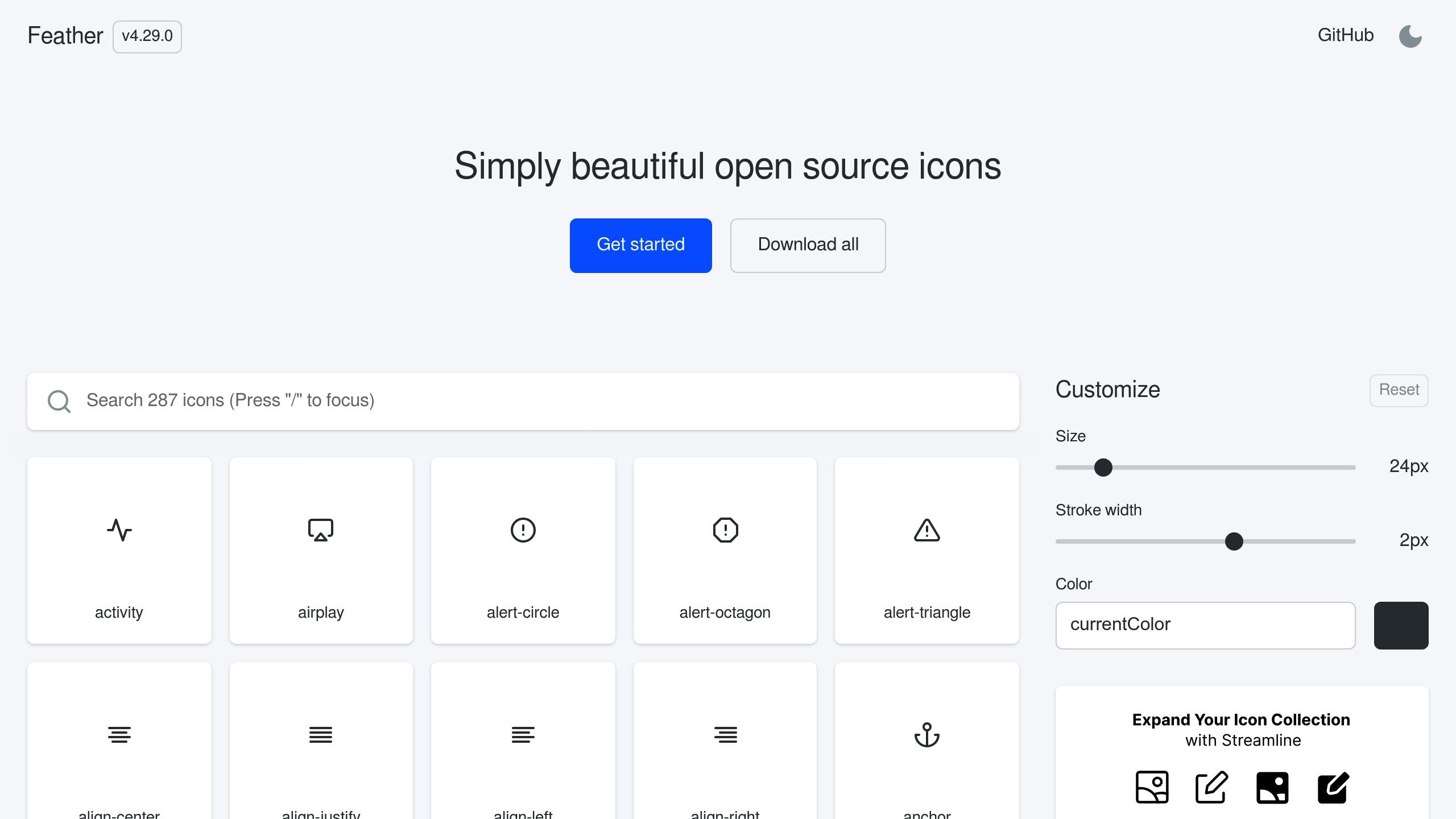 Feather Icons