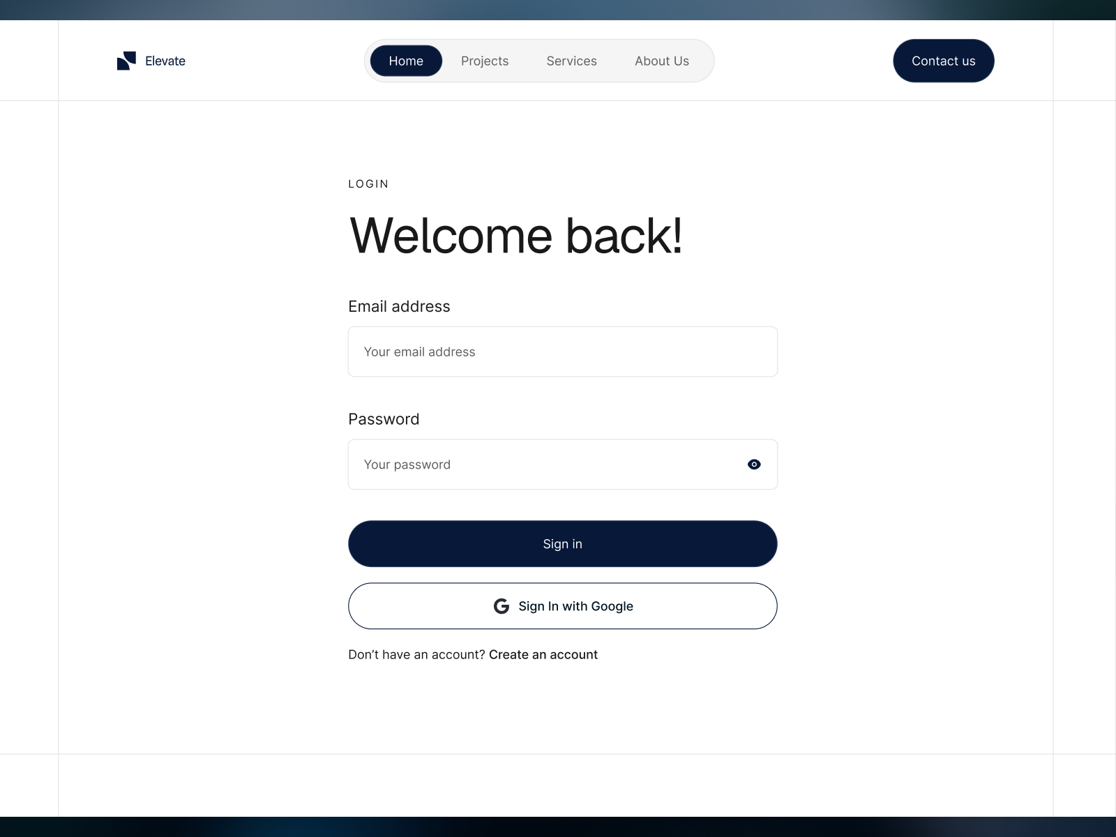 Login Form