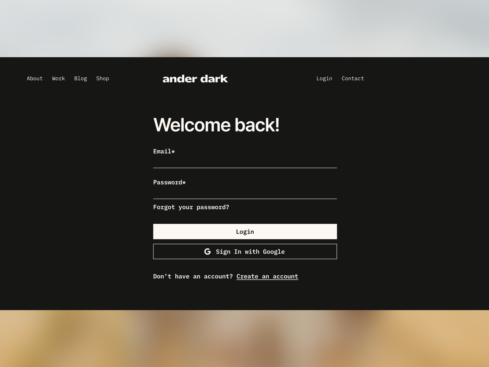 Login Form