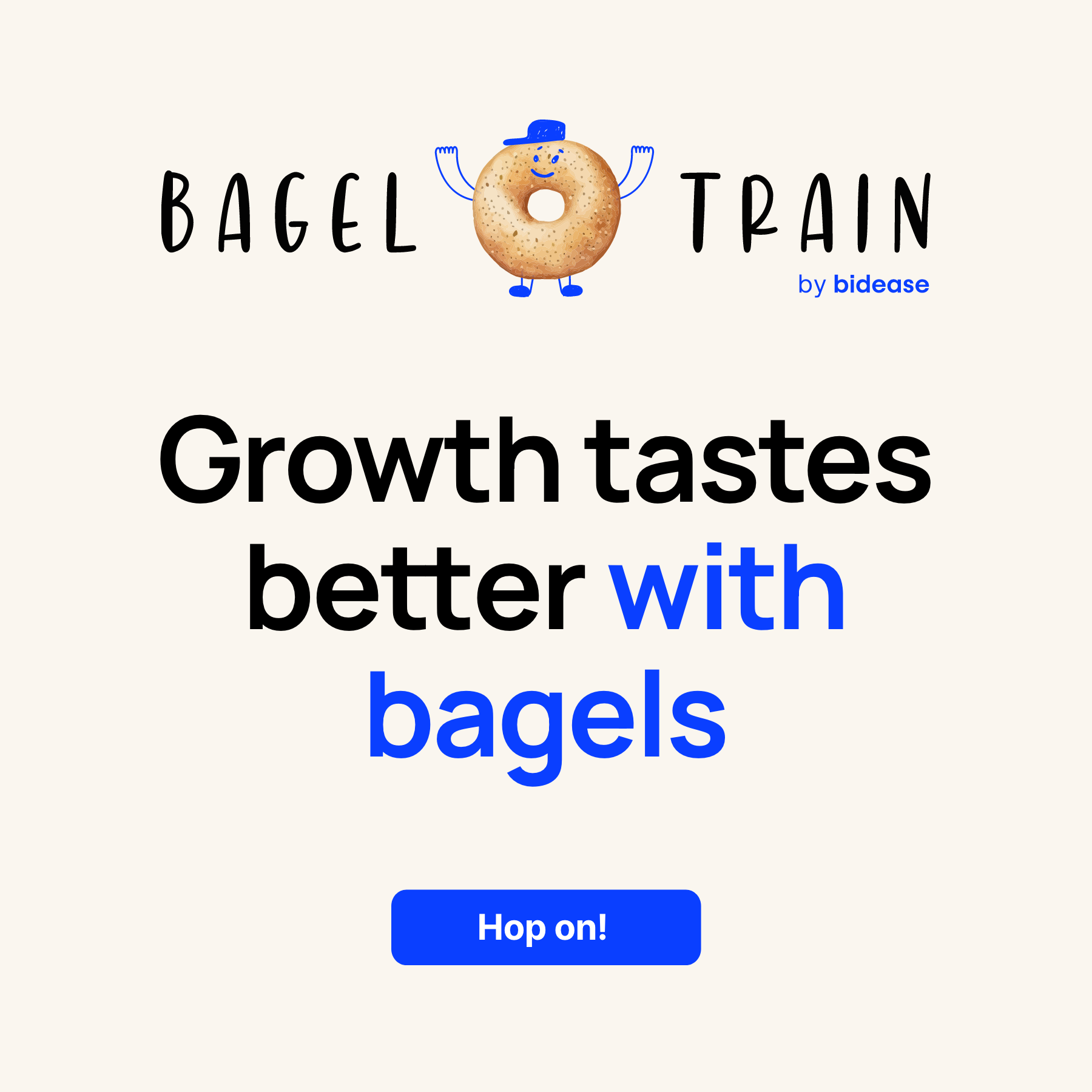 The Bagel Train: Where Growth Marketers Connect, Learn and Eat