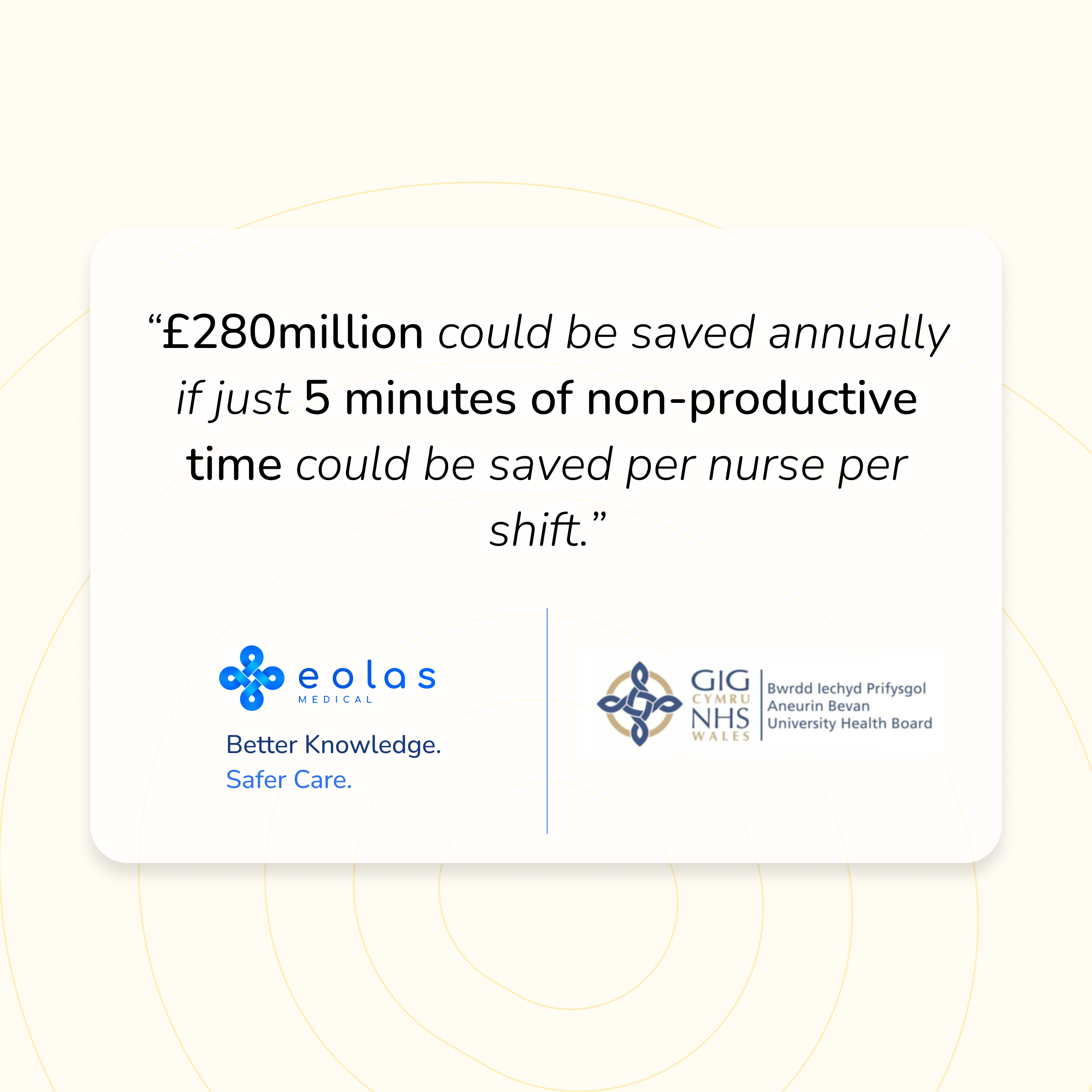 Aneurin Bevan University Health Board's Emergency Department and Minor Injuries Unit nursing team used Eolas Medical to overcome limited IT access and intranet dependence, empowering 197 nurses with instant clinical information and educational resources on their smartphones.