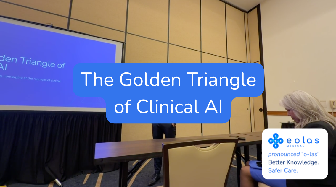 The Golden Triangle of Clinical AI | Dr. Declan Kelly, Eolas Medical