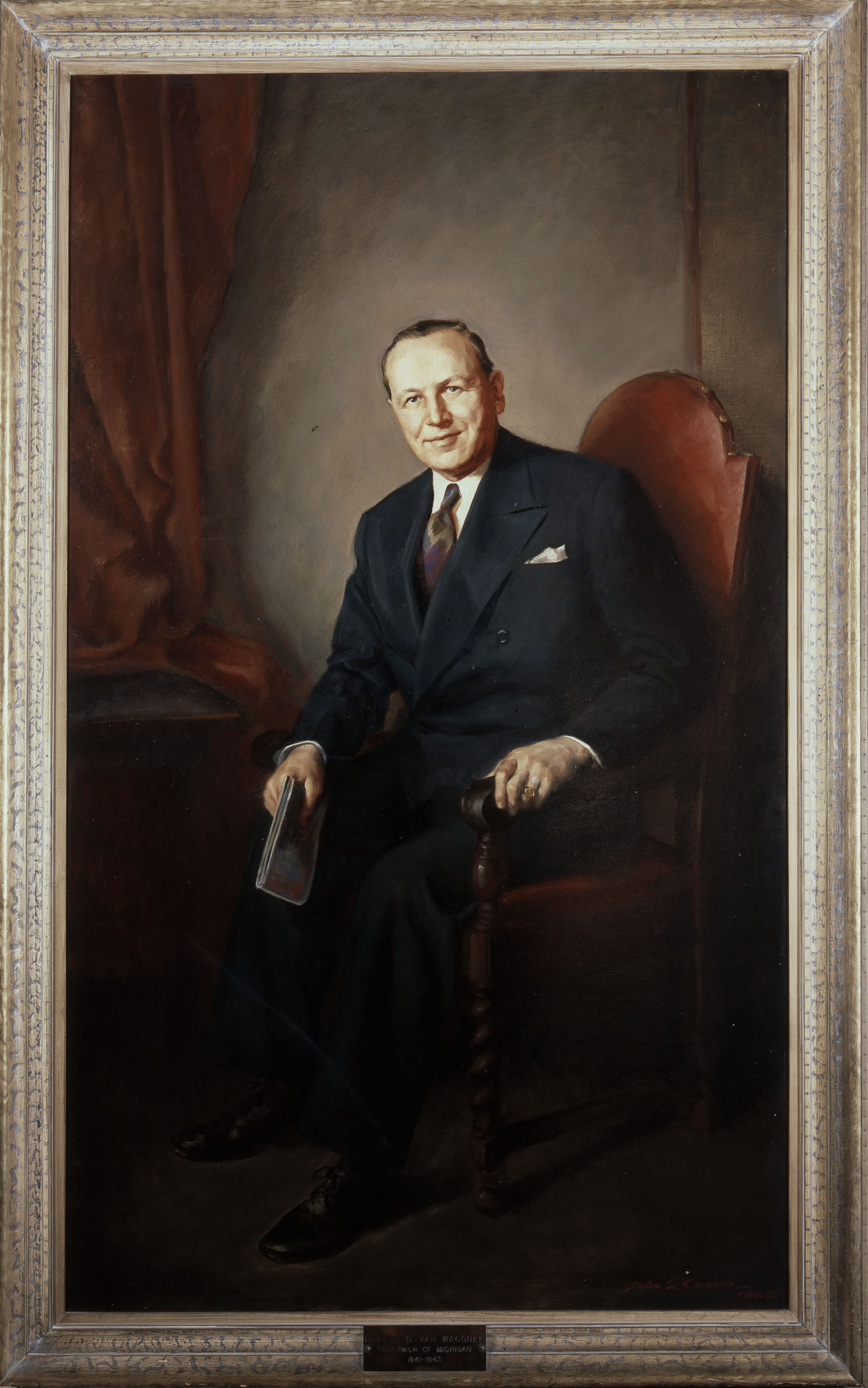 Governor Murray D. Van Wagoner, John Coppin, 1944, oil on canvas.