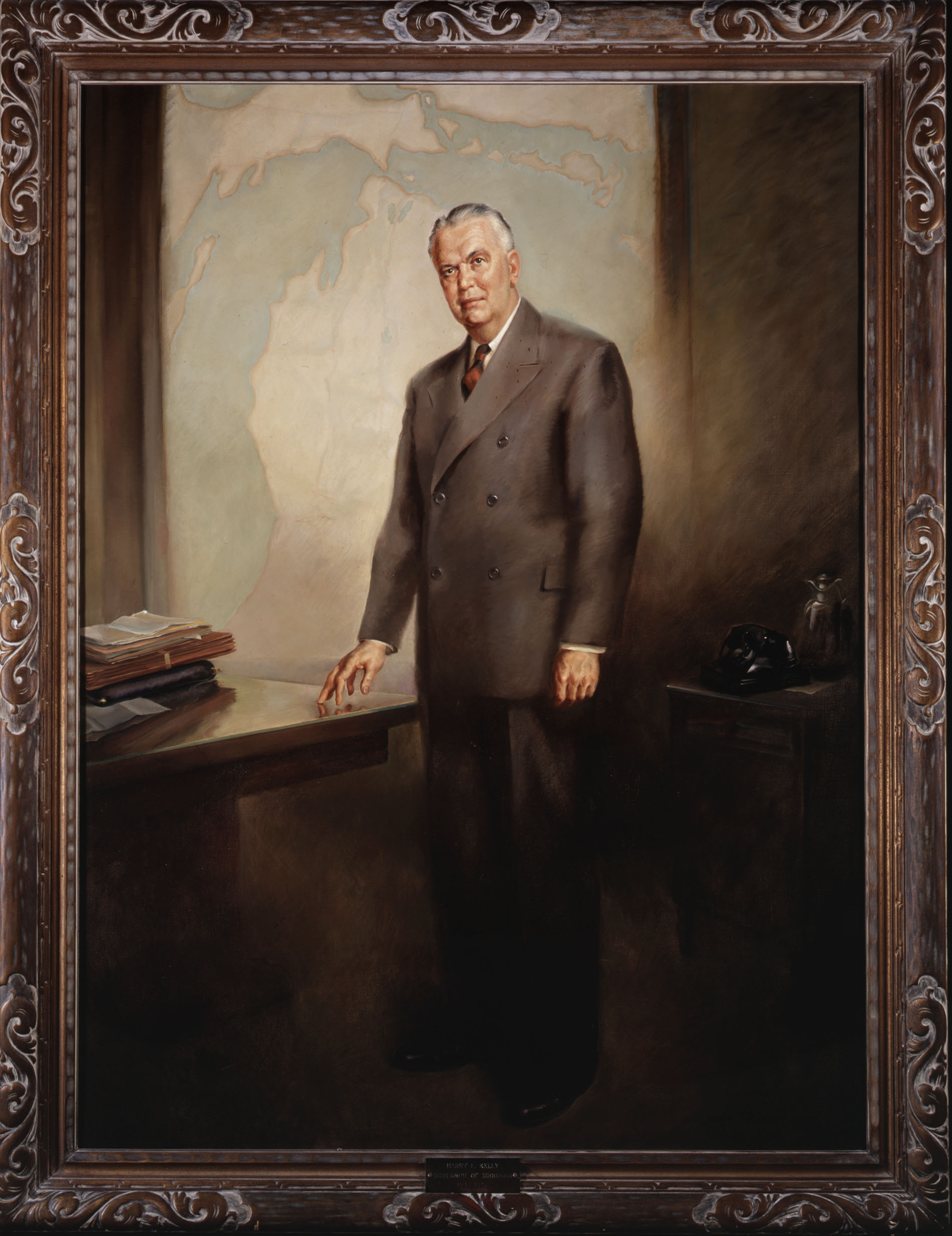 Governor Harry Kelly, John Coppin, 1947, oil on canvas. 