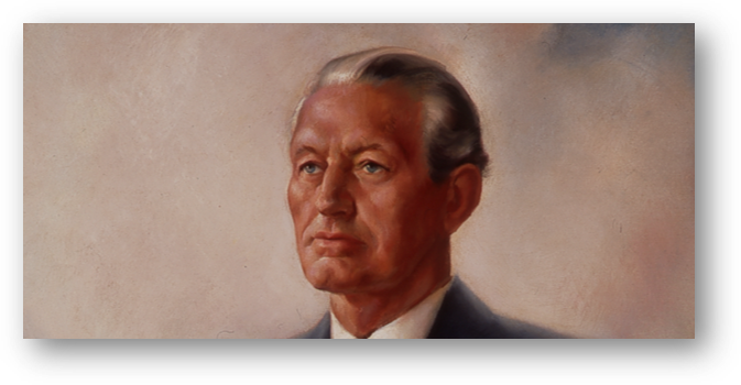 Detail of Governor Sigler’s portrait. 