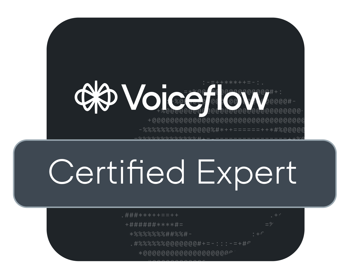 Voiceflow Certified Expert Badge