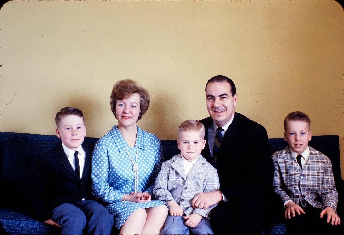 Karl E Kober with family