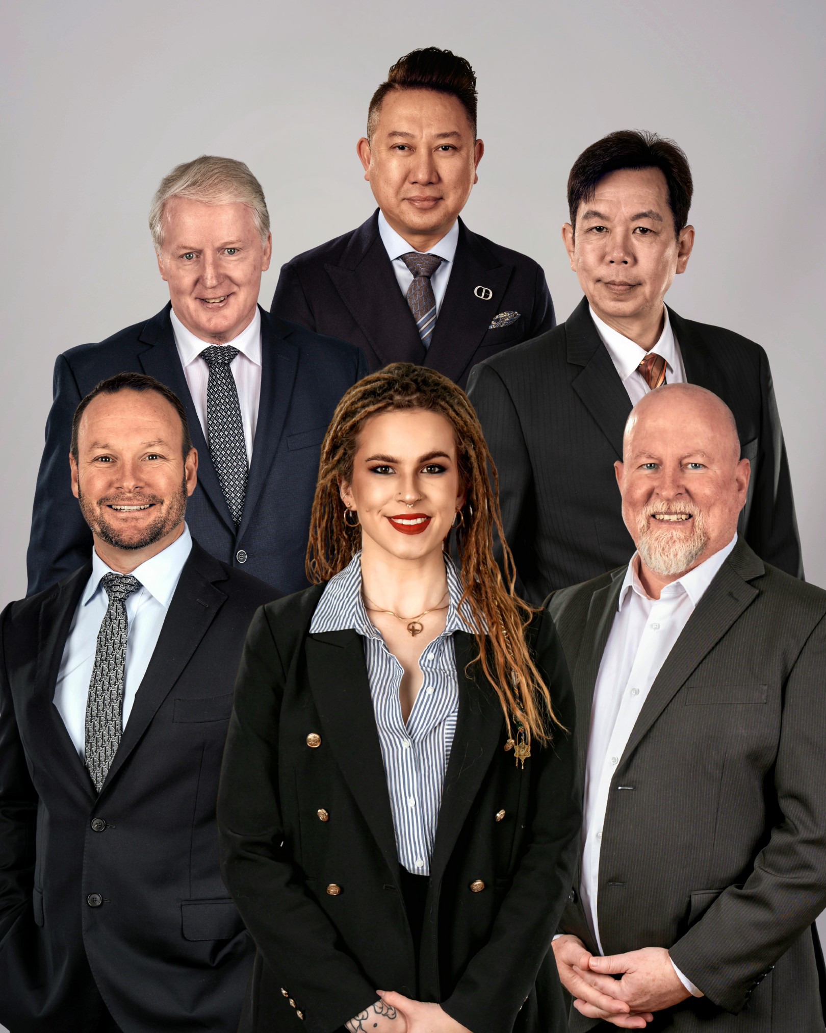 Custom Portrait Team member Group Photo