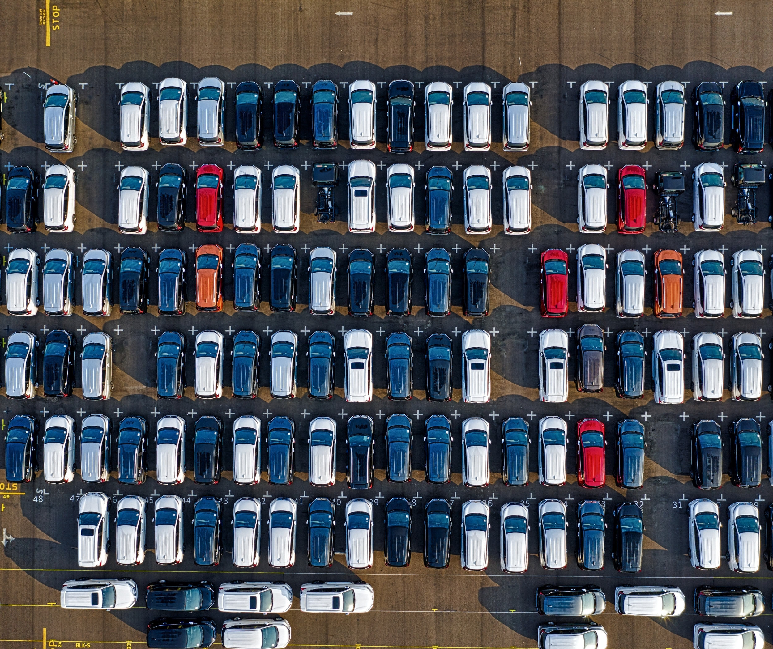Cars parked image slider image laptop