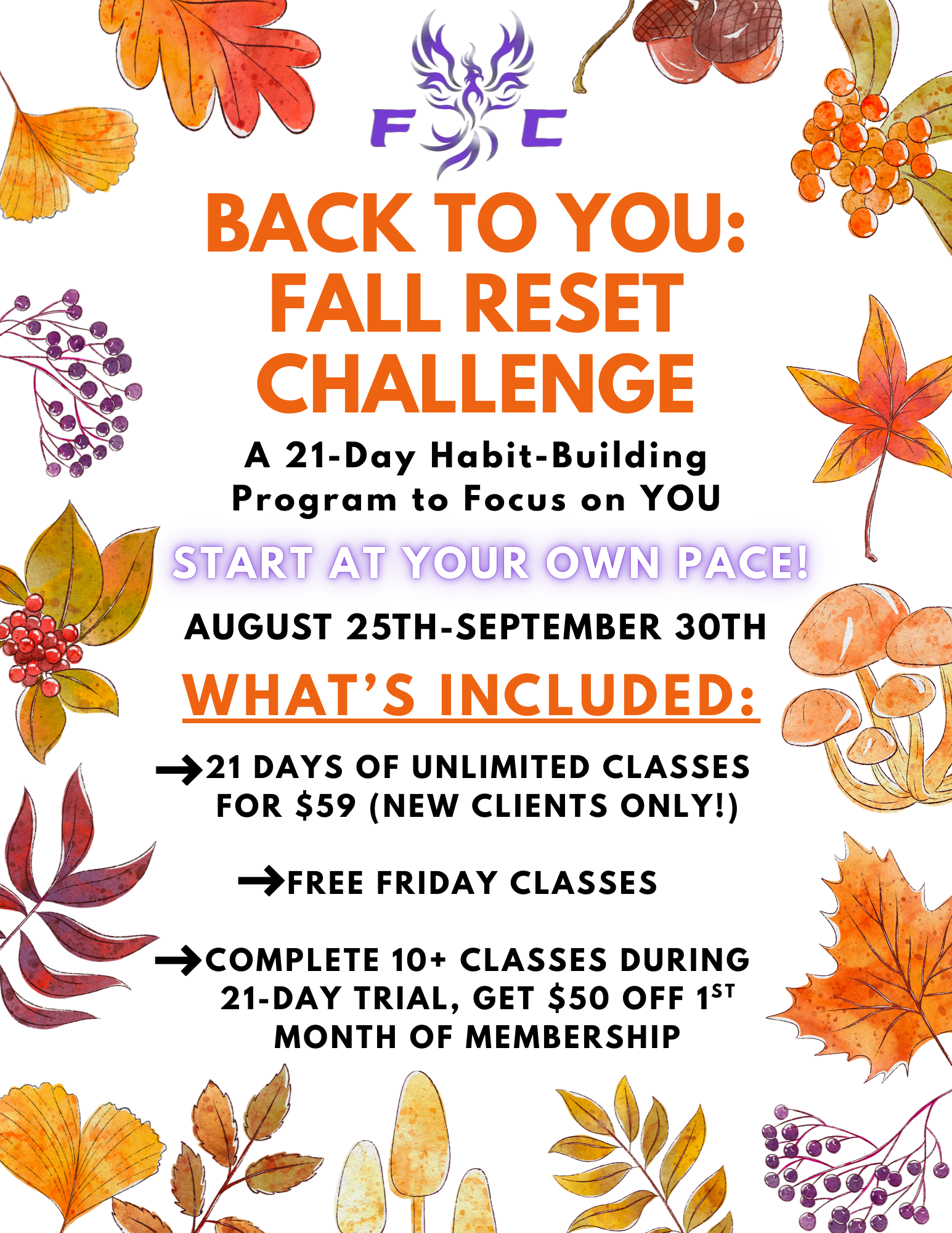 Back to You - Why Fall is the Best Time to Reset Your Fitness Goals