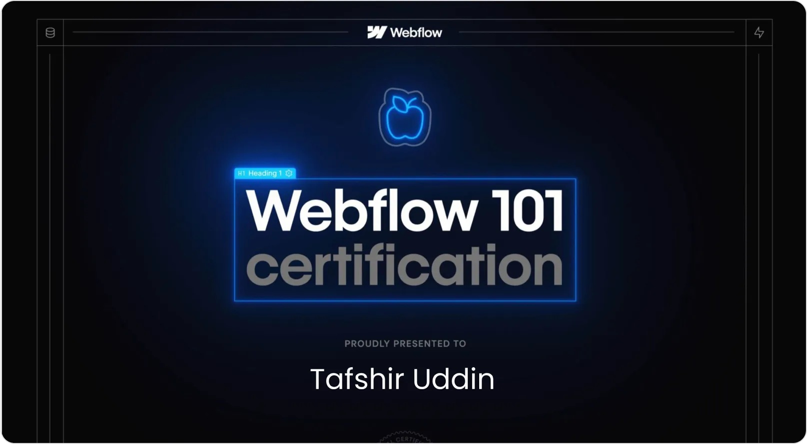webflow 101 certification
