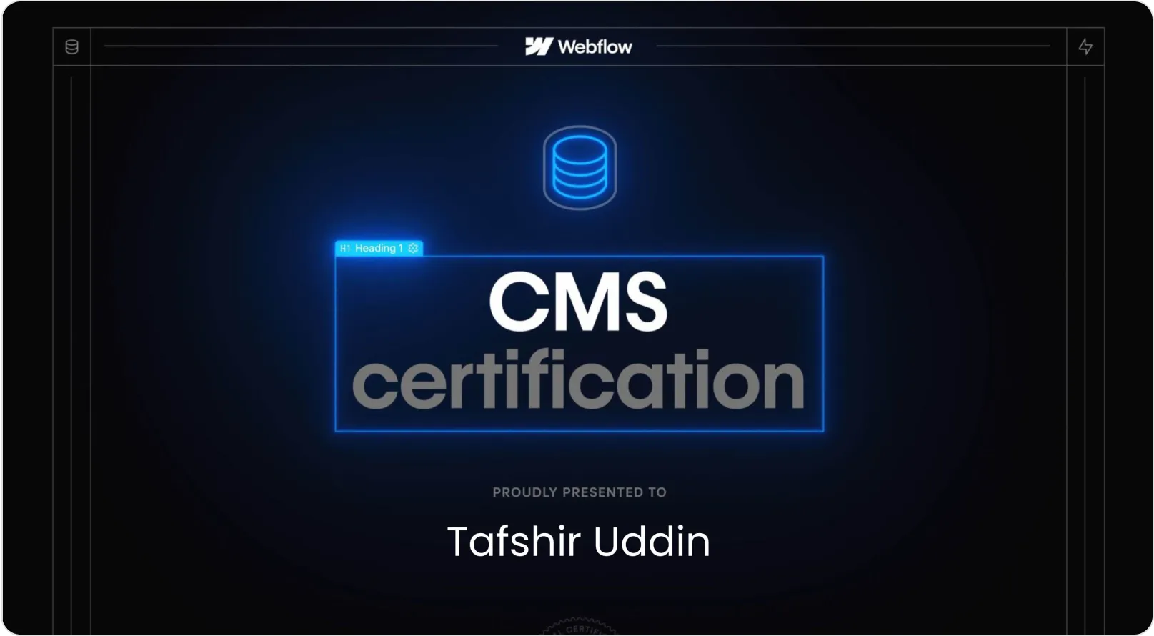 webflow 101 certification