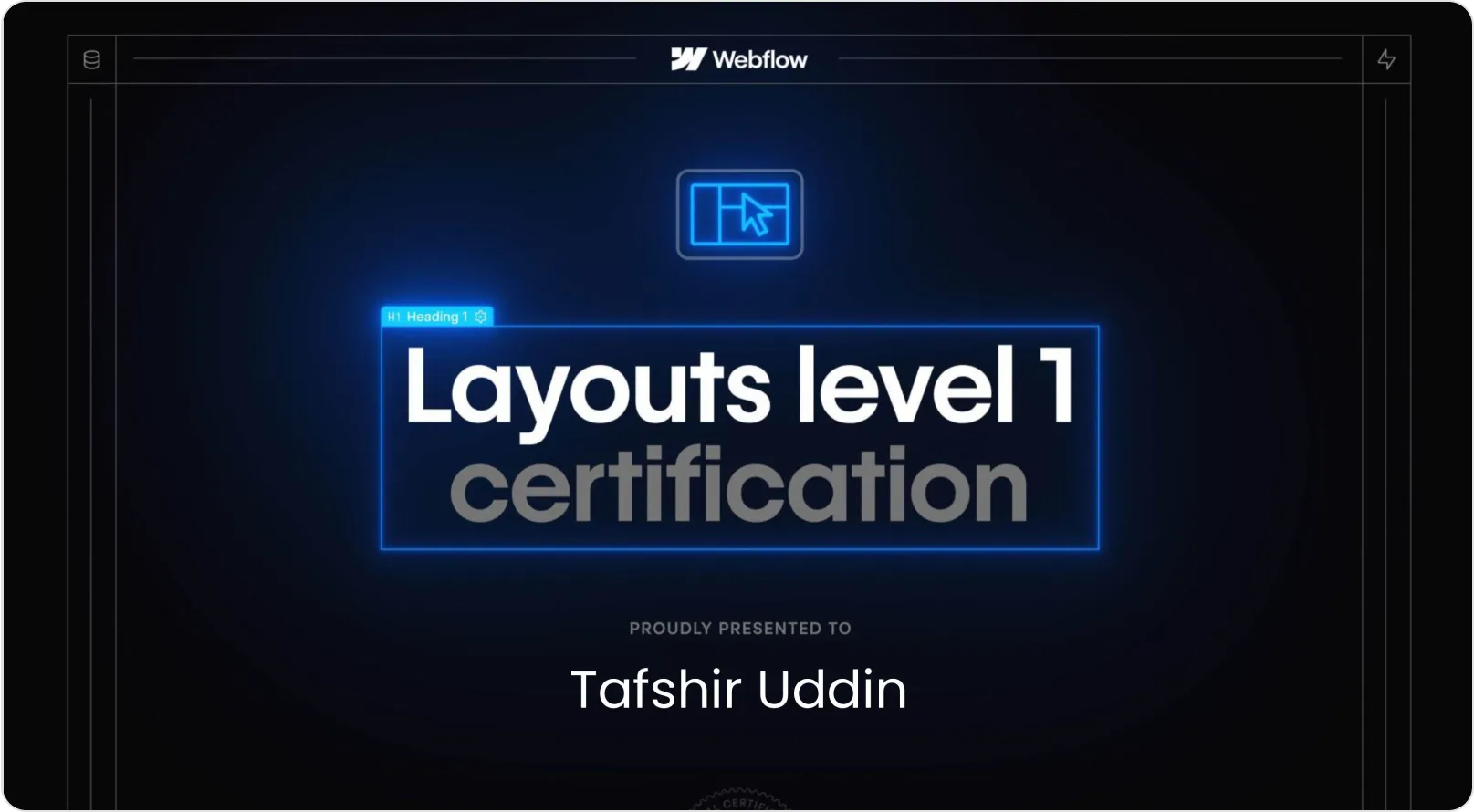 webflow 101 certification