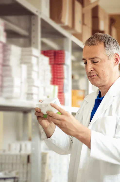 Image of a pharmacist look