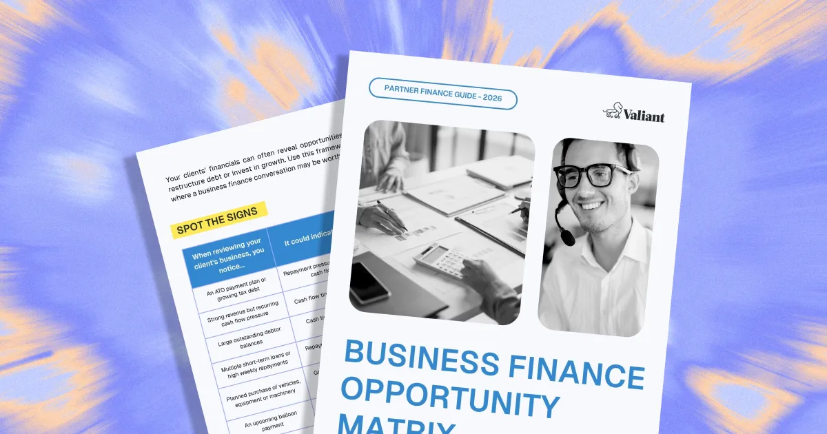 Partner guides for business finance opportunity