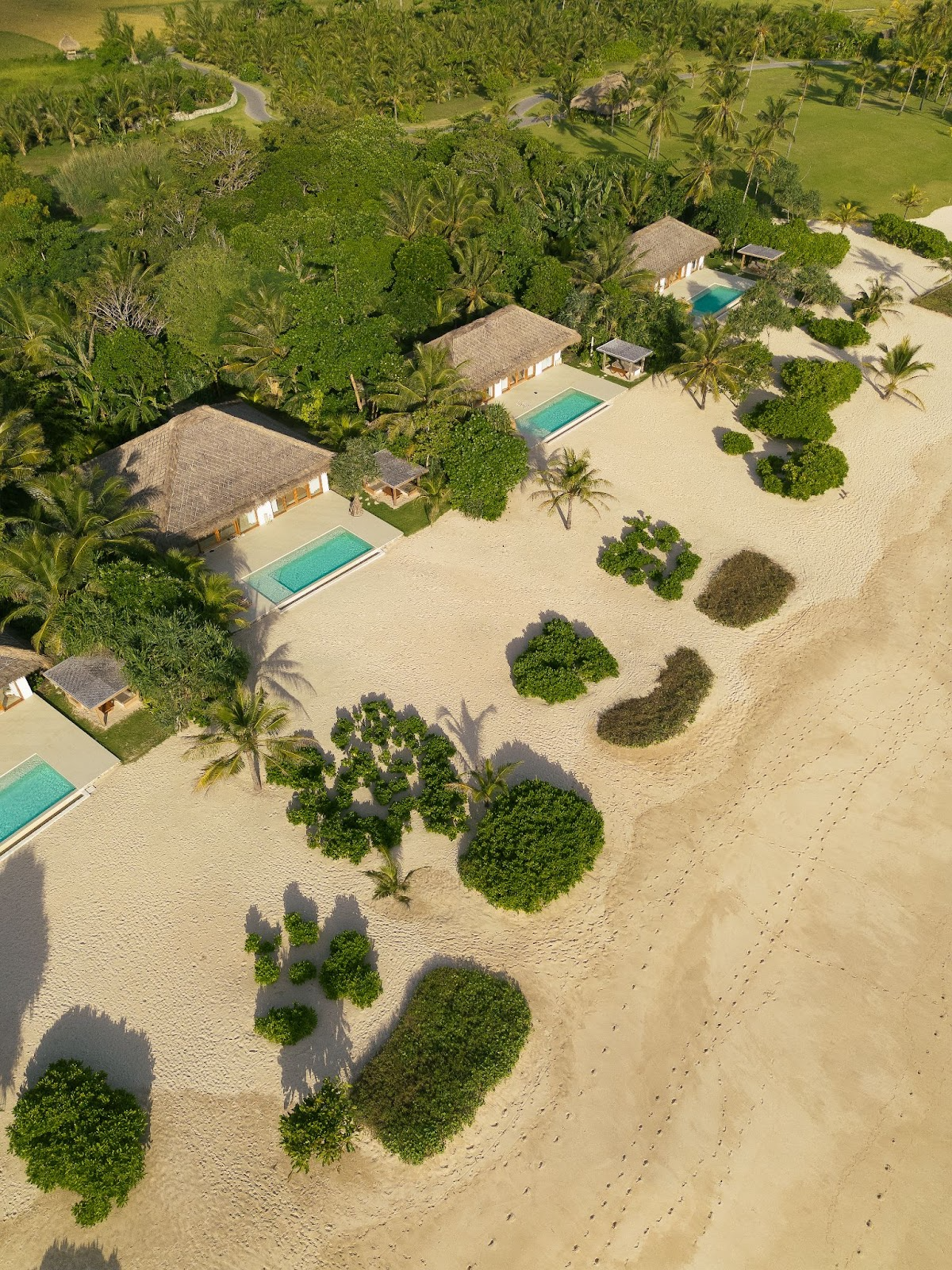 Scenic view of Sanubari Resort on Dassang Beach