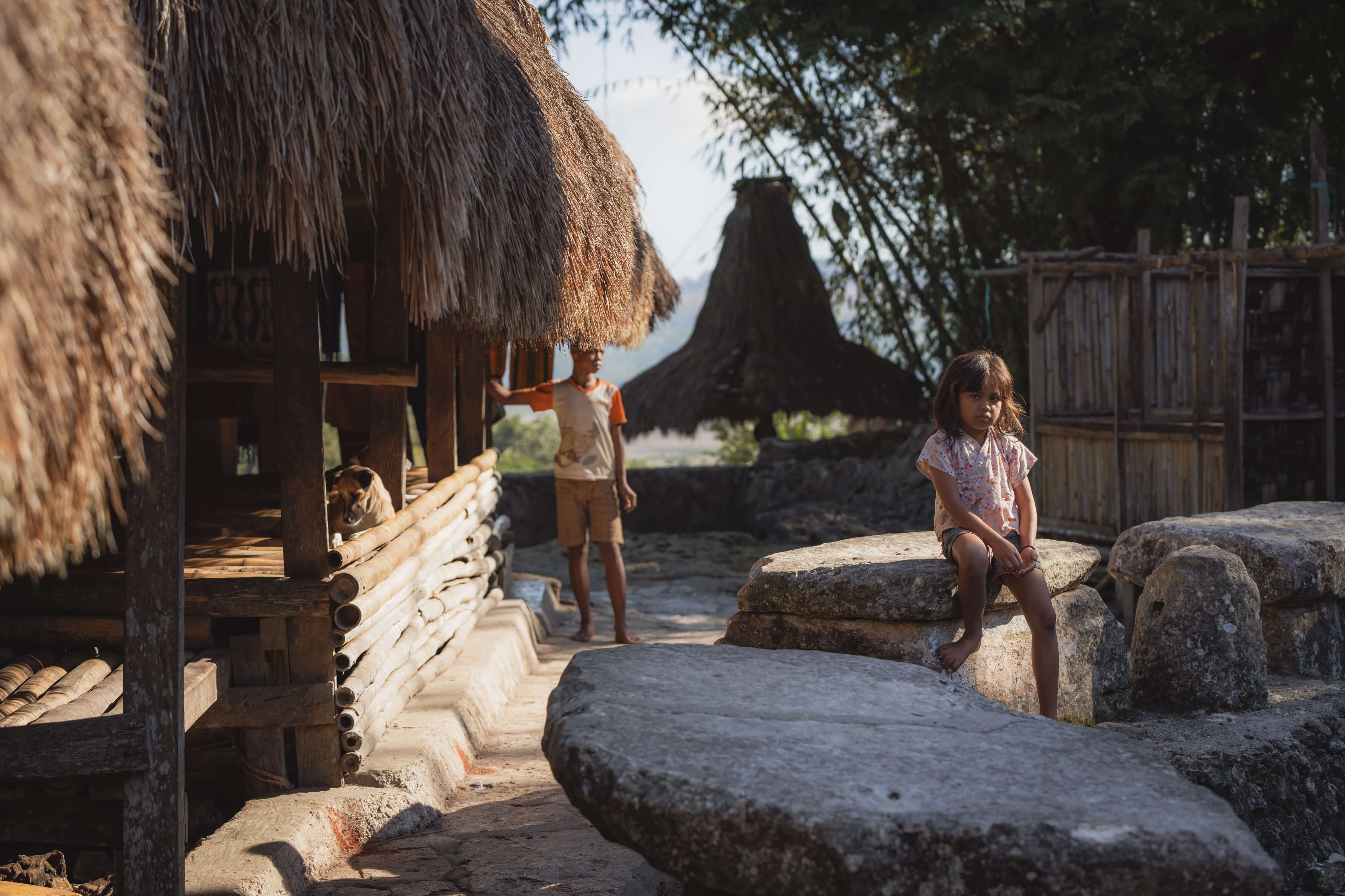 Traditional village in Sumba