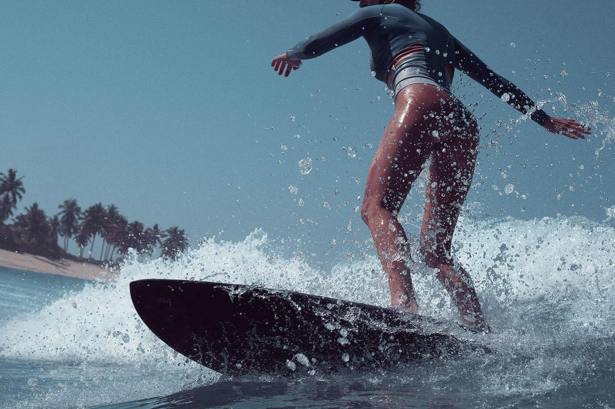 A Surfer Doing Some Tricks