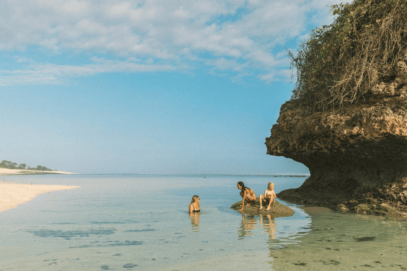 Some people Paddling at Marosi Beach