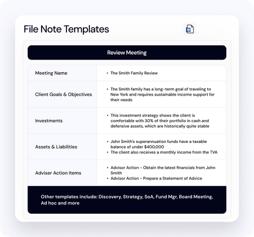 Filenote.ai | AI Automated Client Notes for Financial Advisors