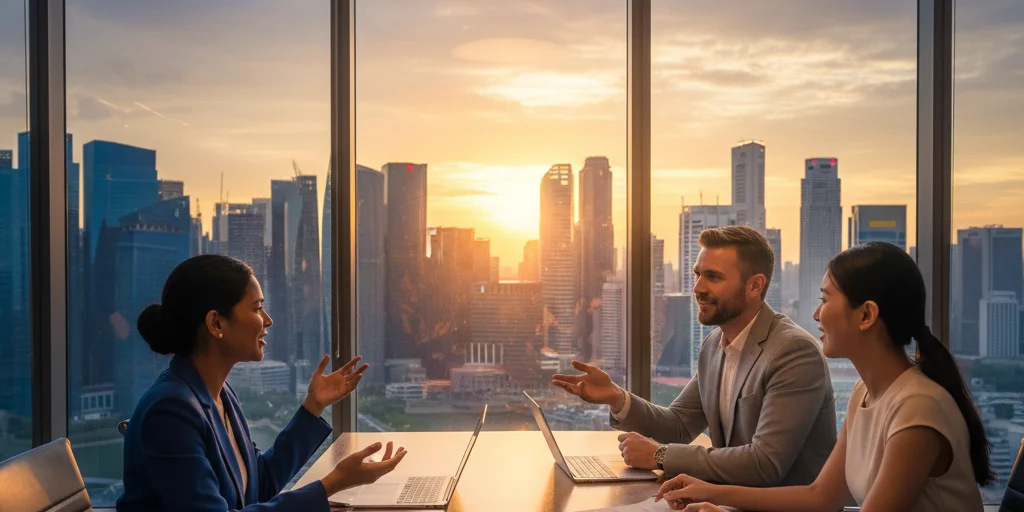 Singapore salary guide 2026 showing industry salary benchmarks and compensation trends across key sectors