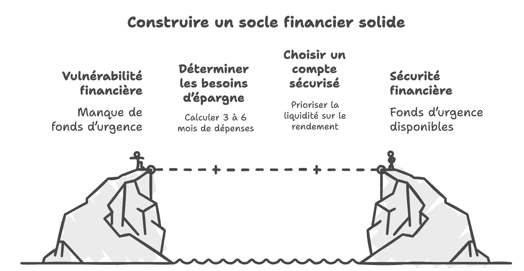 Construire un socle financier solide : épargne de précaution, sécurité financière, fonds d'urgence disponibles