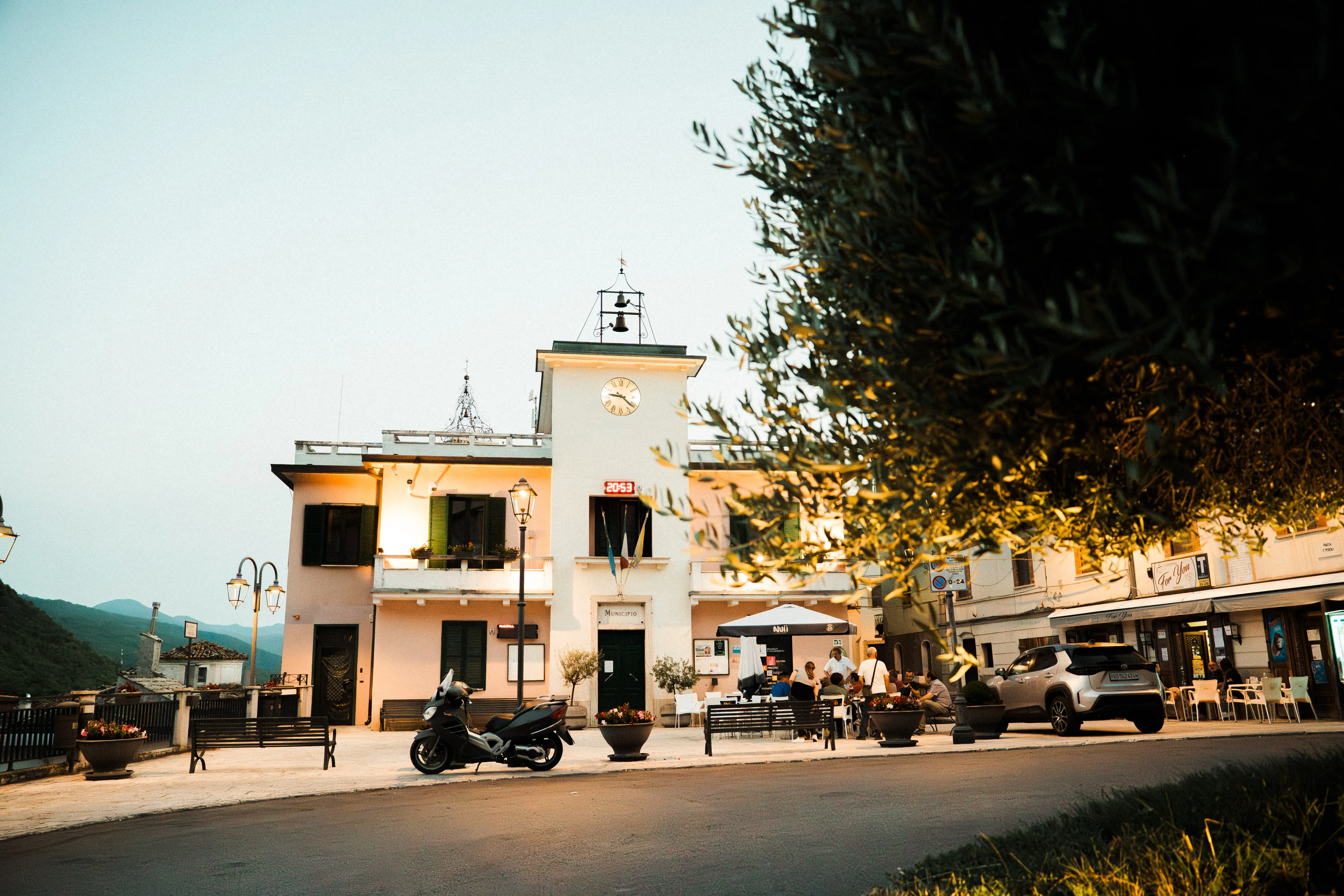 Terras met panoramisch meeruitzicht bij Abruzzo Puro