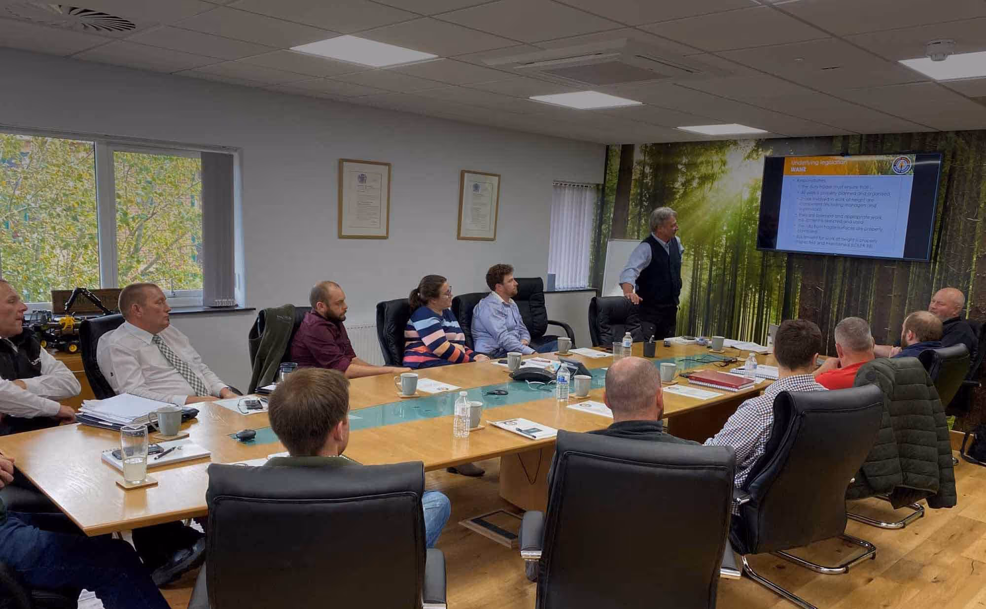 Compliance meeting in Euroforest Head Office